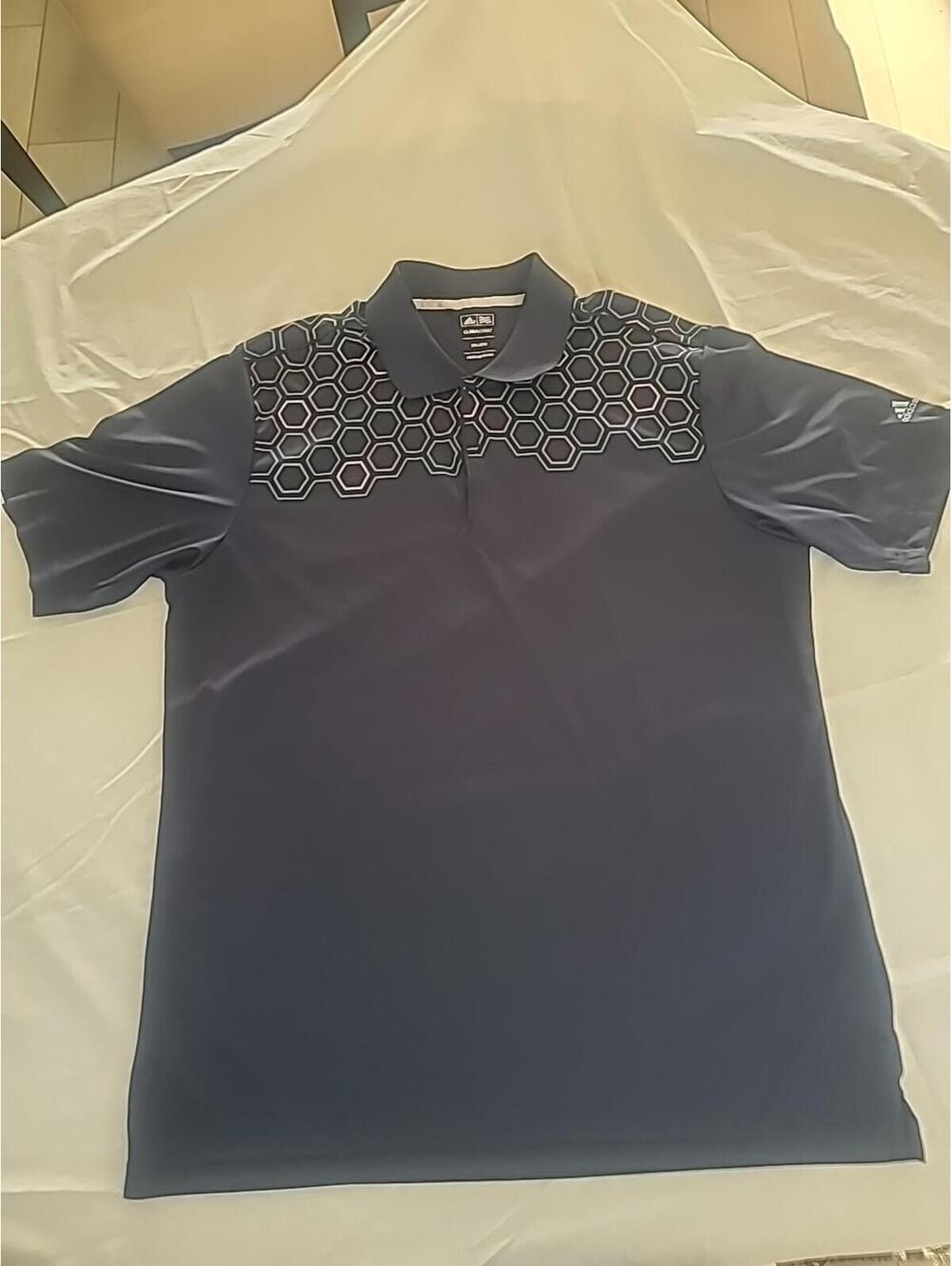 Adidas Golf Climacool Short Sleeve Polo Shirt Men's sz 2XL Hackberry Creek Logo